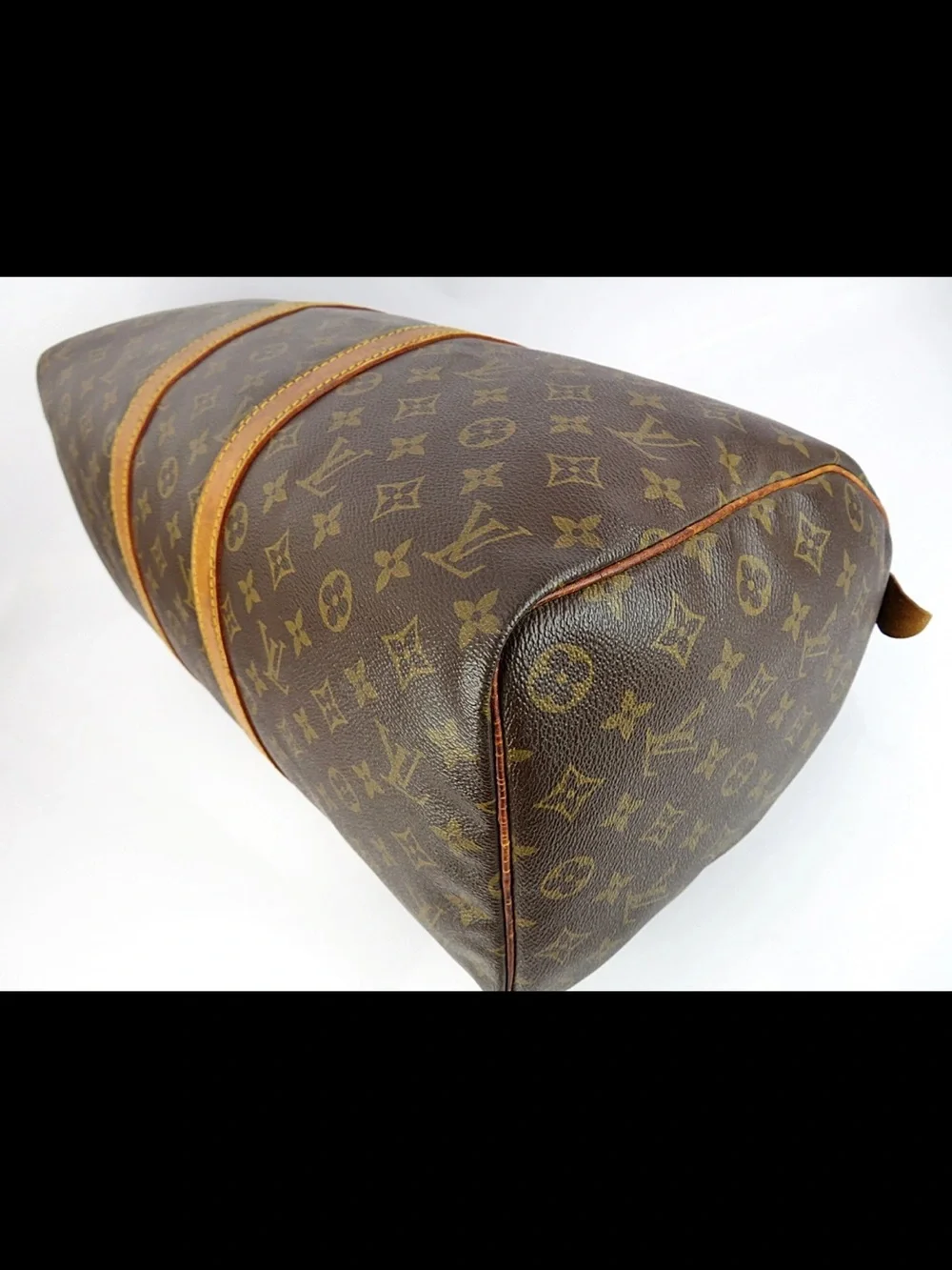 Louis Vuitton Monogram Canvas Duffle Bag in Brown and Tan